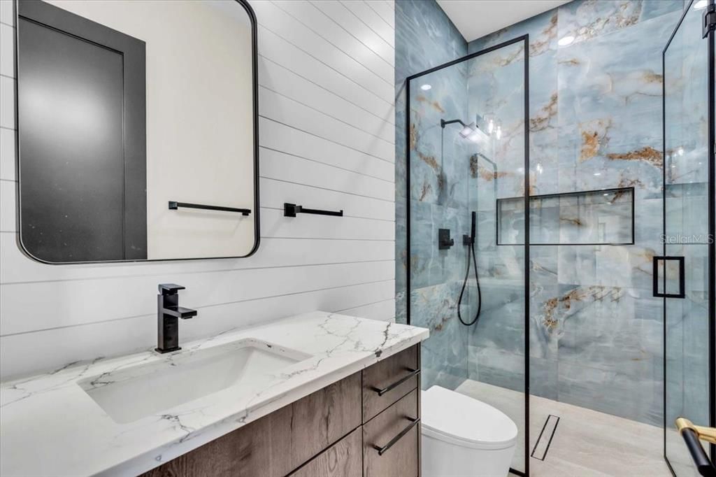 Bathroom, Glass Shower, Interior