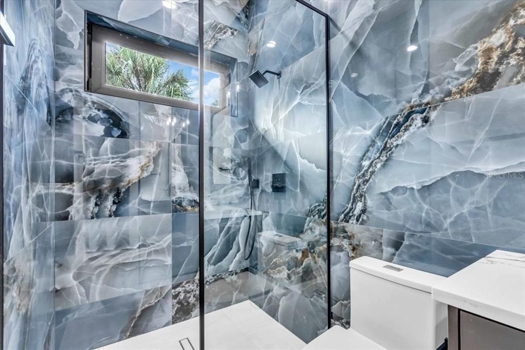 Bathroom, Glass Shower, Interior