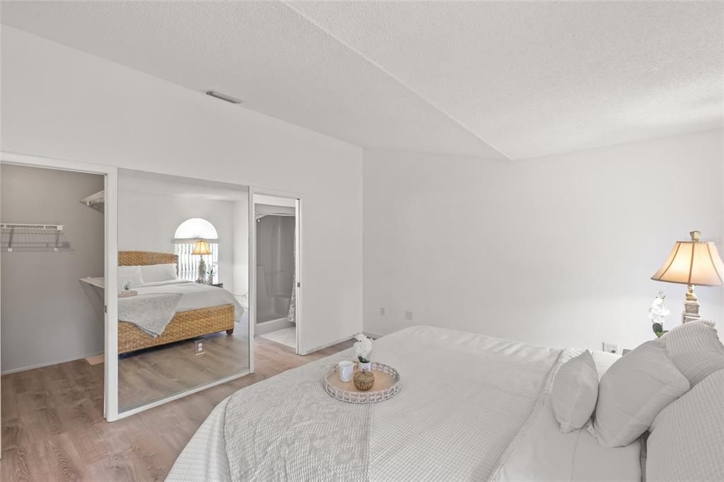 Bedroom, Interior, Wood Texture Flooring