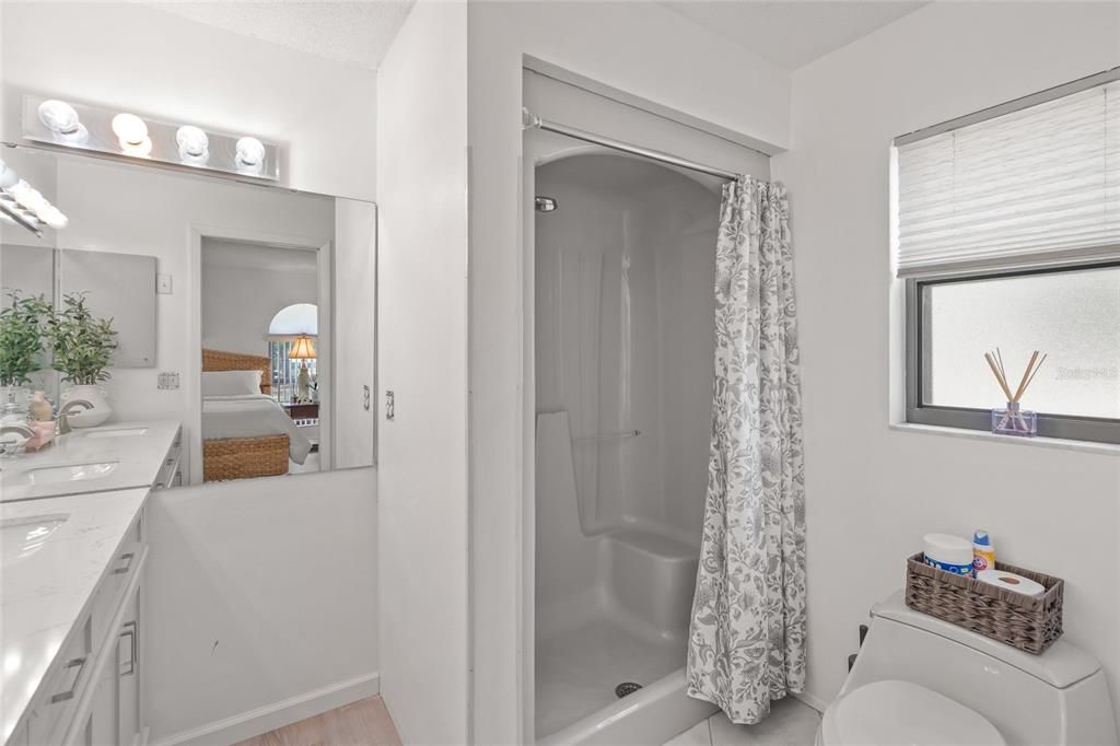 Bathroom, Interior, Wood Texture Flooring