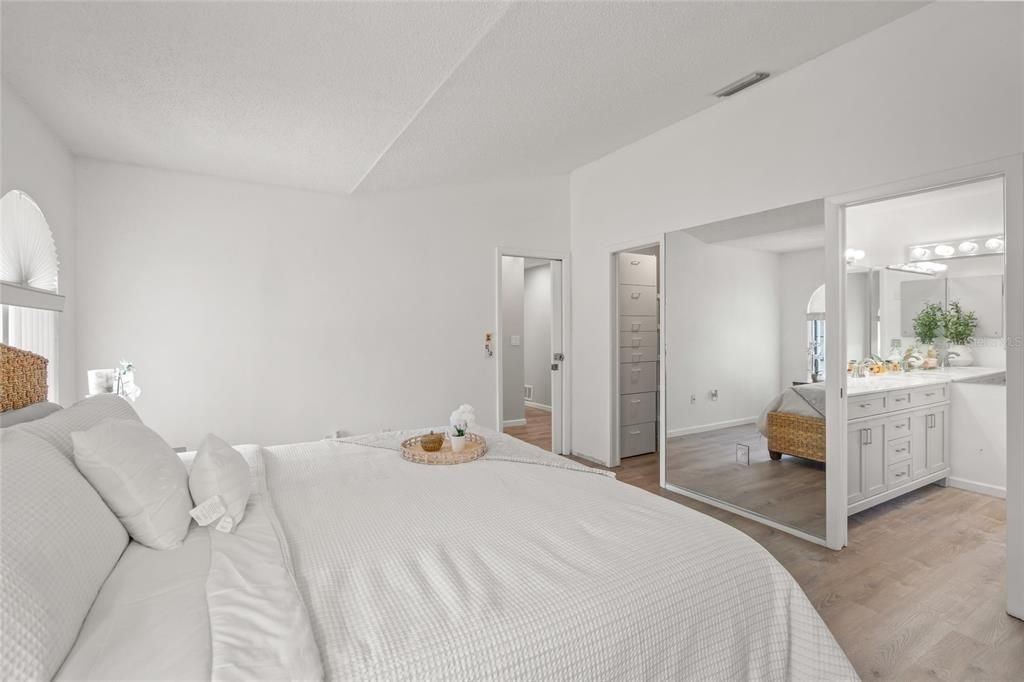 Bedroom, Interior, Wood Texture Flooring