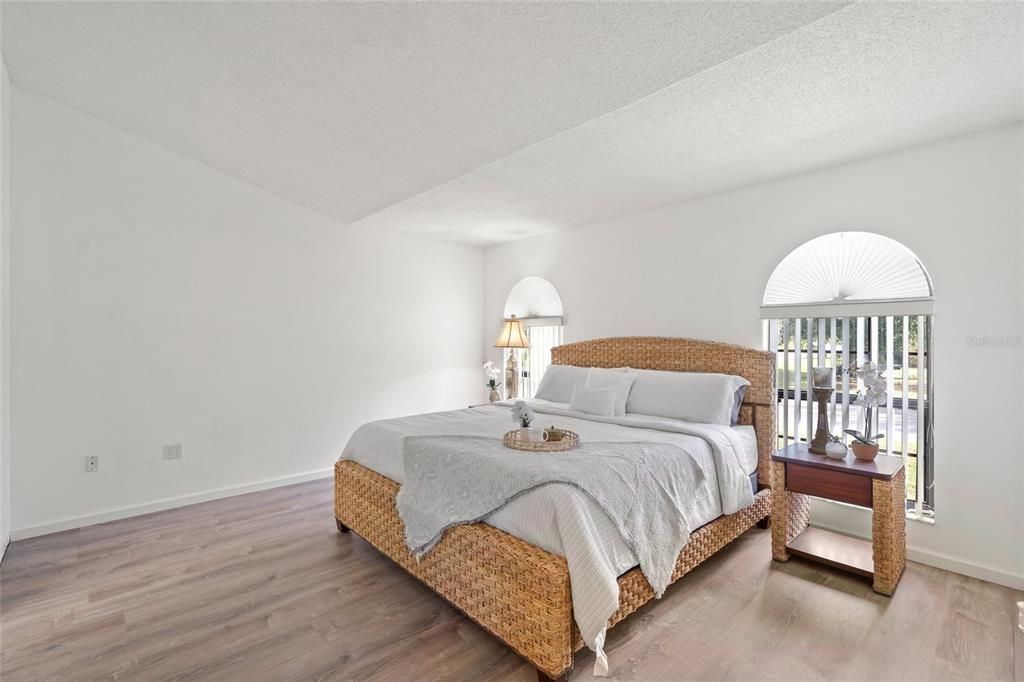 Bedroom, Interior, Wood Texture Flooring