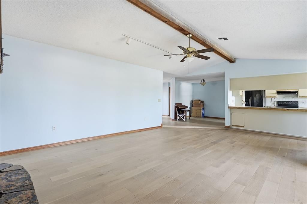 Empty room, Interior, Wood Texture Flooring