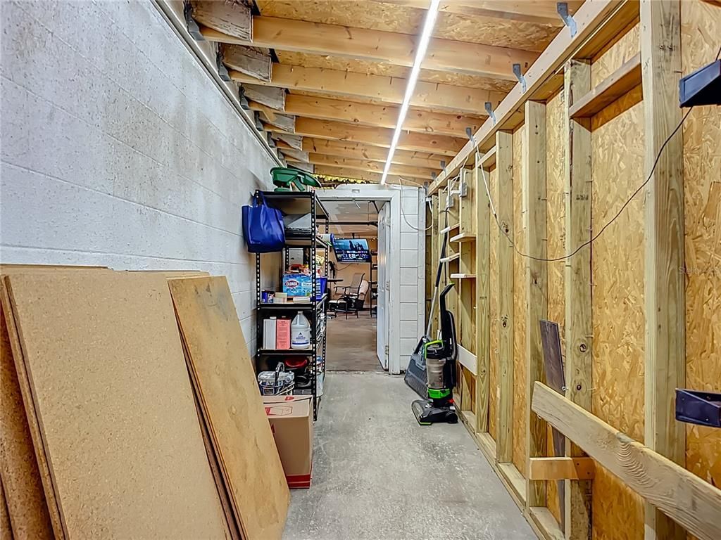 Interior, Recessed Lighting, Wooden Beams, Wooden Walls