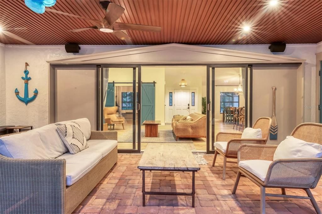 Interior, Living room, Recessed Lighting