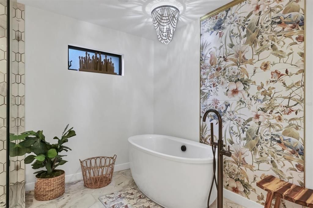 Bathroom, Free Standing Baths, Interior, Marble