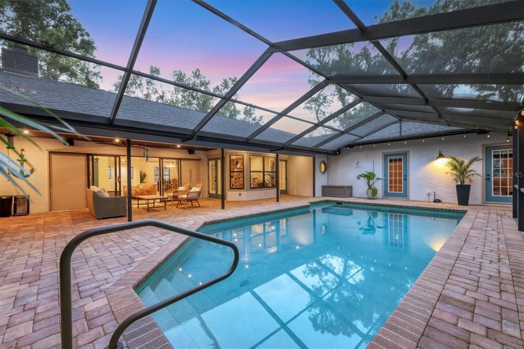Glass Ceilings, Interior, Pool, Sun Room