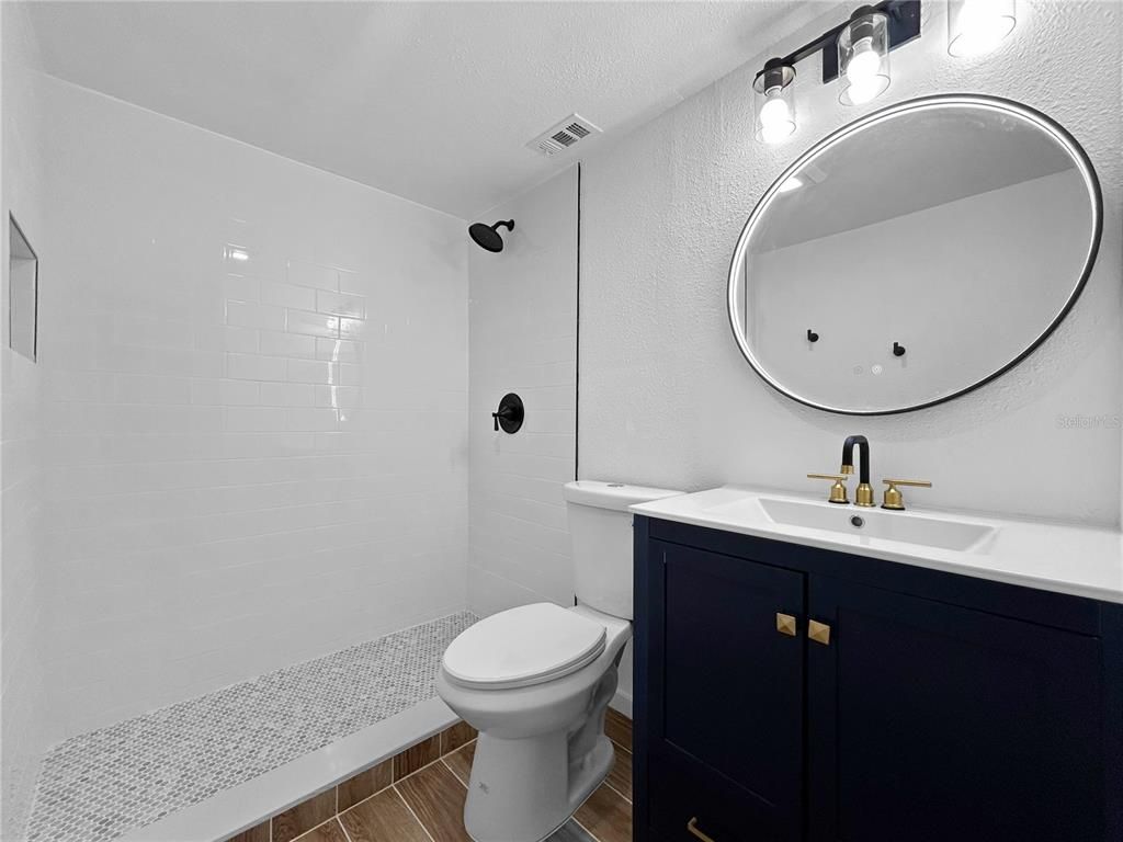 Bathroom, Interior, Wood Texture Flooring