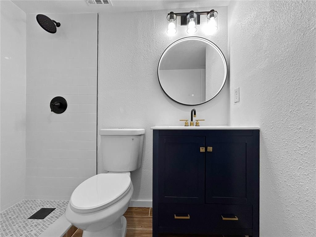 Bathroom, Interior, Wood Texture Flooring