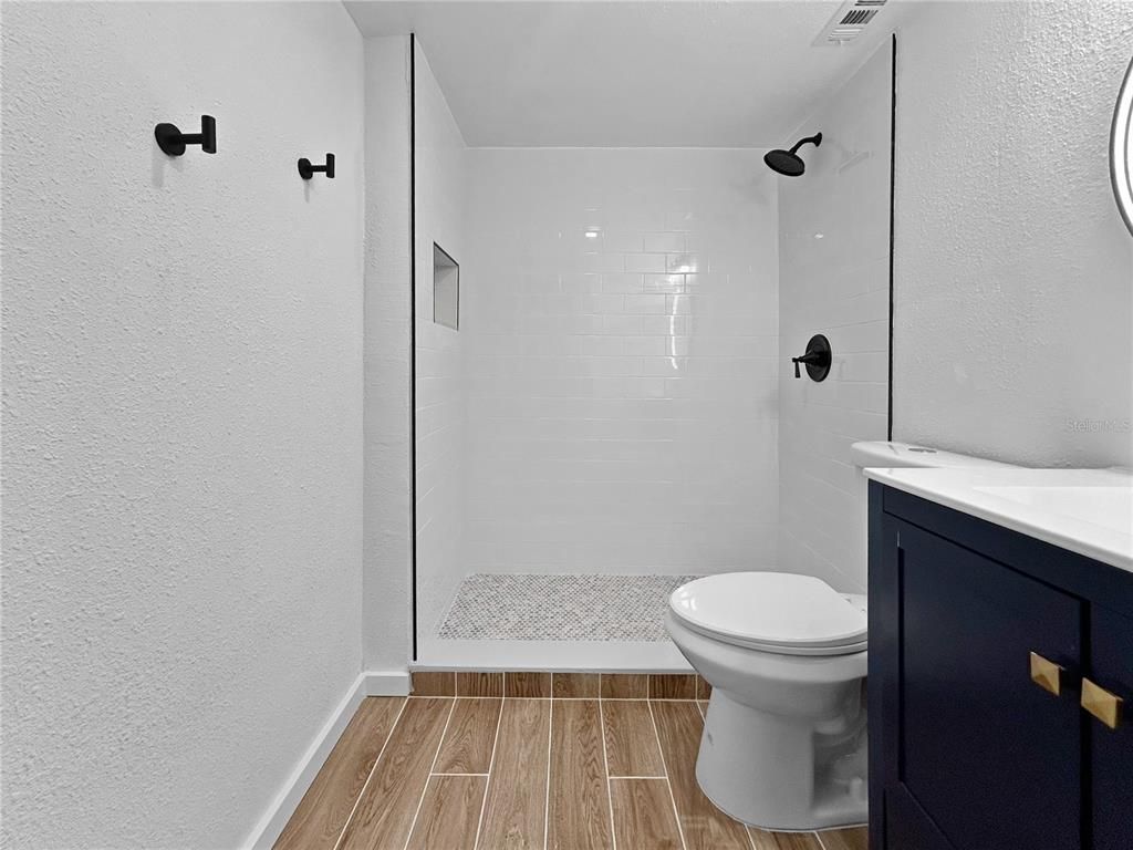 Bathroom, Interior, Wood Texture Flooring