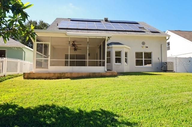 Backyard, Exterior, Solar Panels