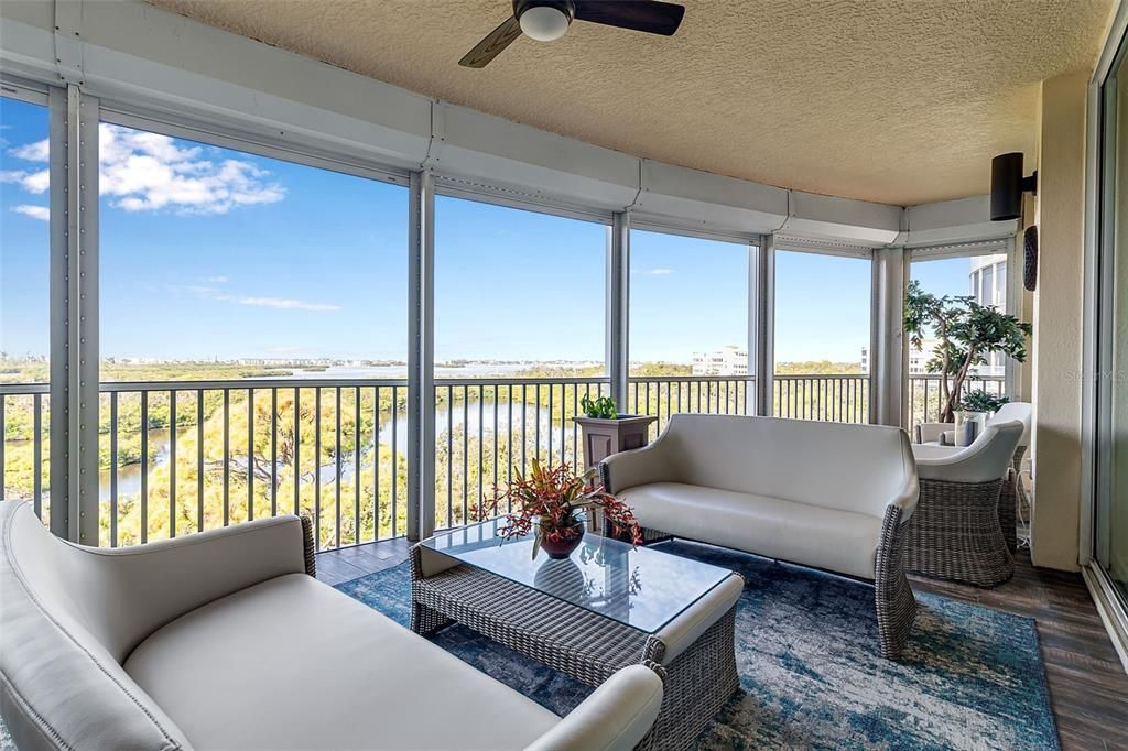 Interior, Living room, Sun Room, Water, Wood Texture Flooring