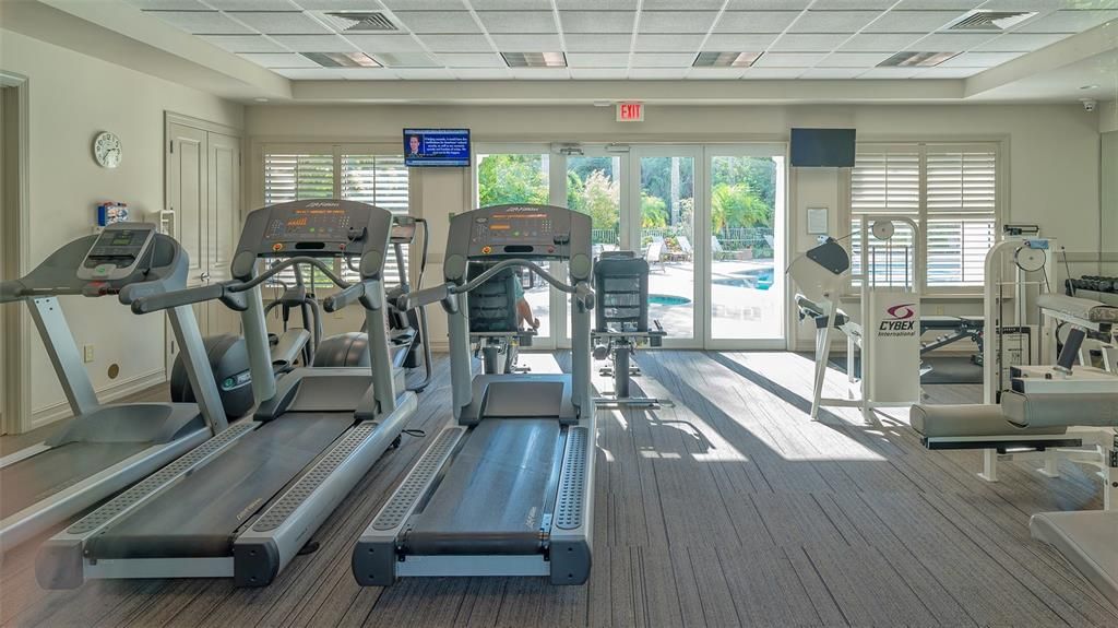 Fitness Equipment, Gym, Interior