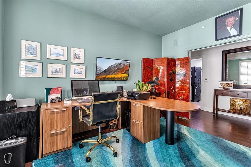 Home Office, Interior, Wood Texture Flooring