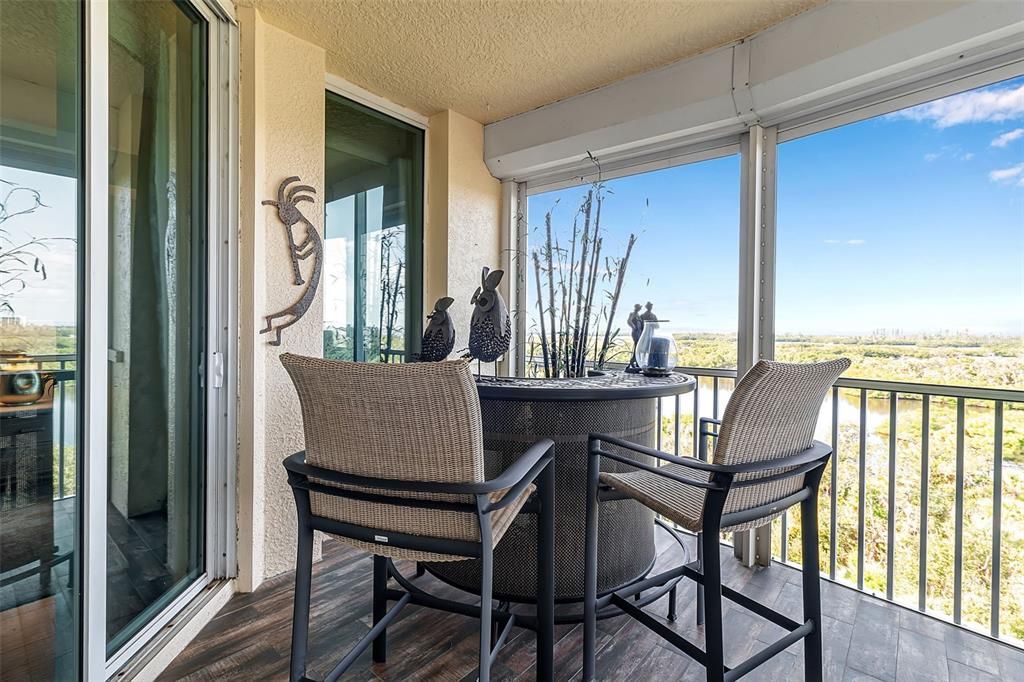 Interior, Sun Room, Wood Texture Flooring