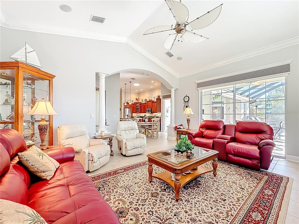 Interior, Kitchen, Living room, Pendant Lights, Recessed Lighting