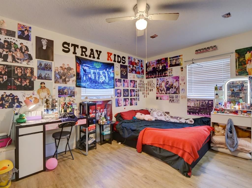 Bedroom, Interior, Wood Texture Flooring