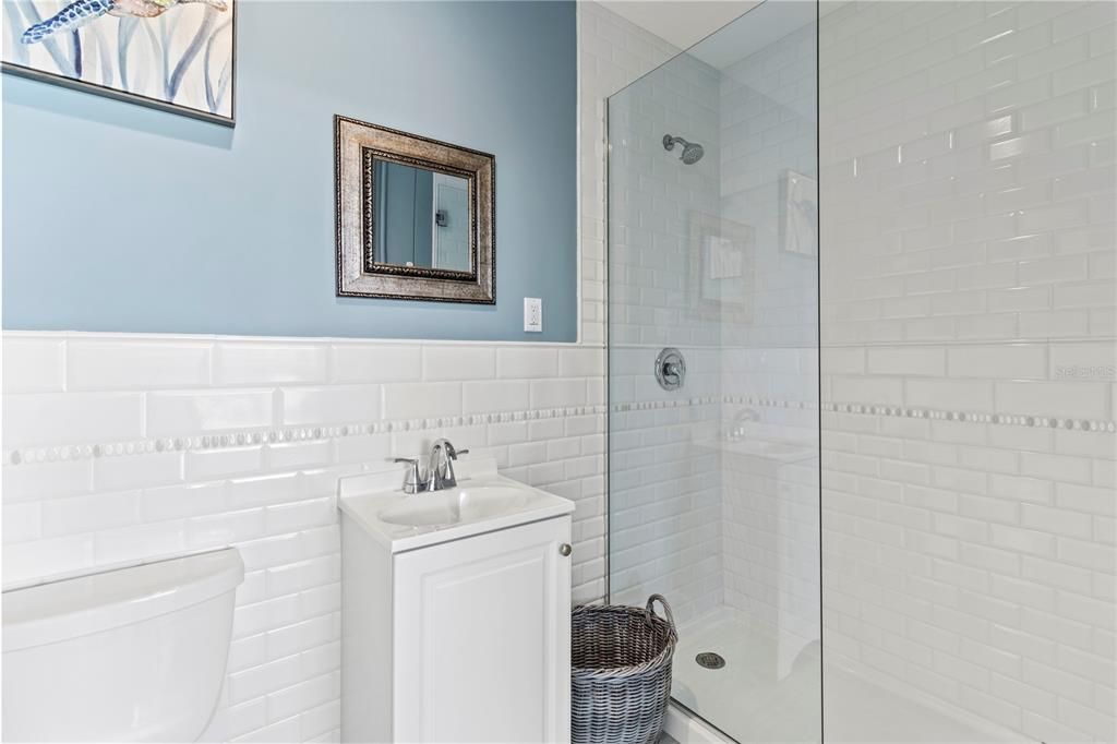 Bathroom, Glass Shower, Interior