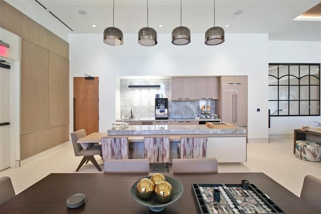 Dining room, Interior, Kitchen, Pendant Lights, Recessed Lighting