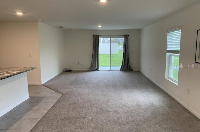 Empty room, Interior, Recessed Lighting