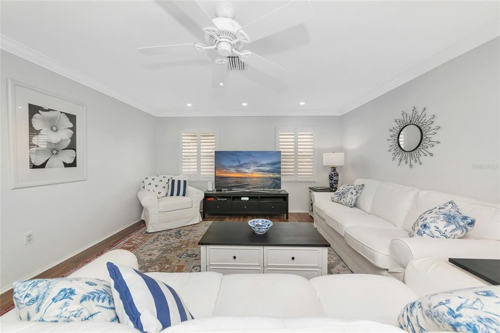 Interior, Living room, Recessed Lighting