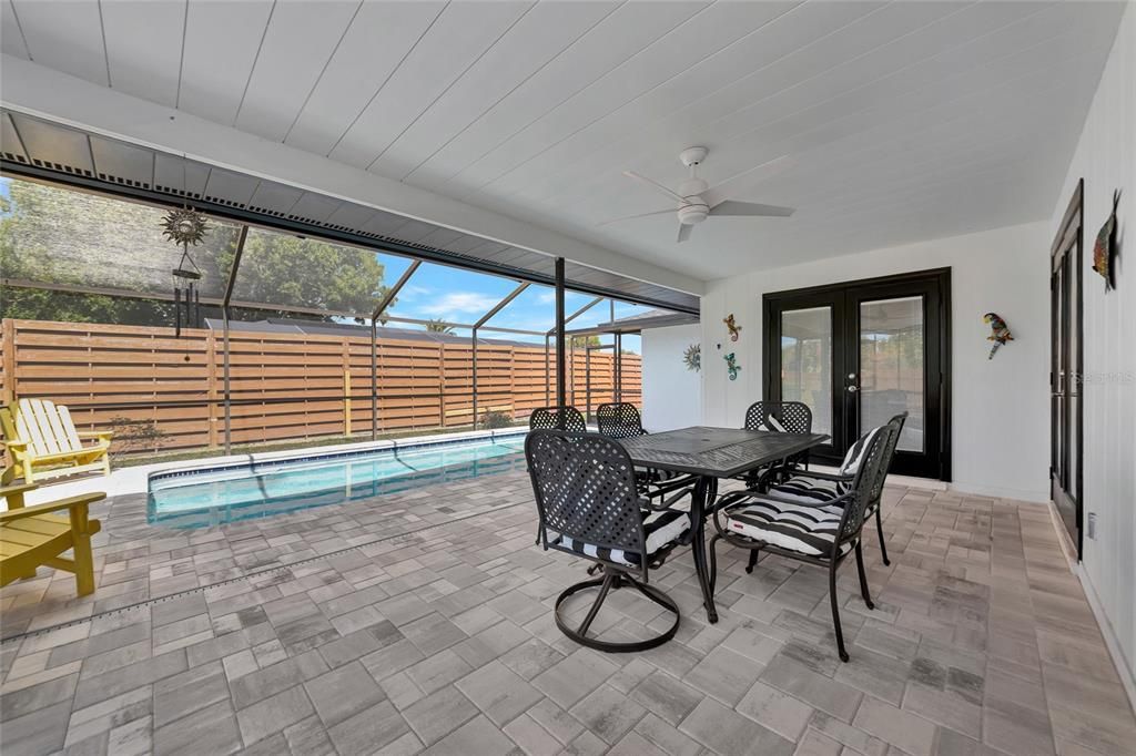 Dining room, Glass Ceilings, Interior, Pool, Sun Room