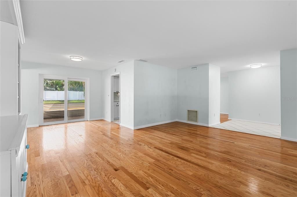 Empty room, Interior, Wood Texture Flooring