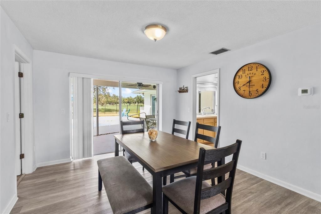 Dining room, Interior, Wood Texture Flooring