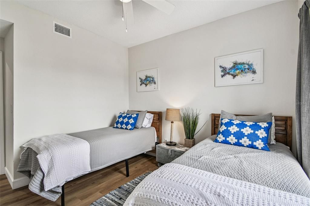 Bedroom, Interior, Wood Texture Flooring