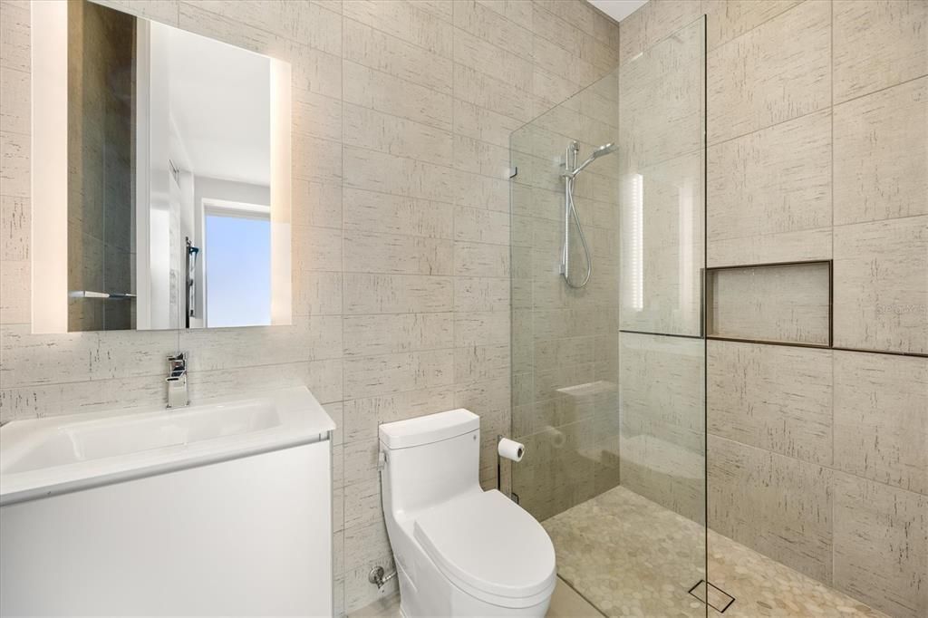 Bathroom, Glass Shower, Interior