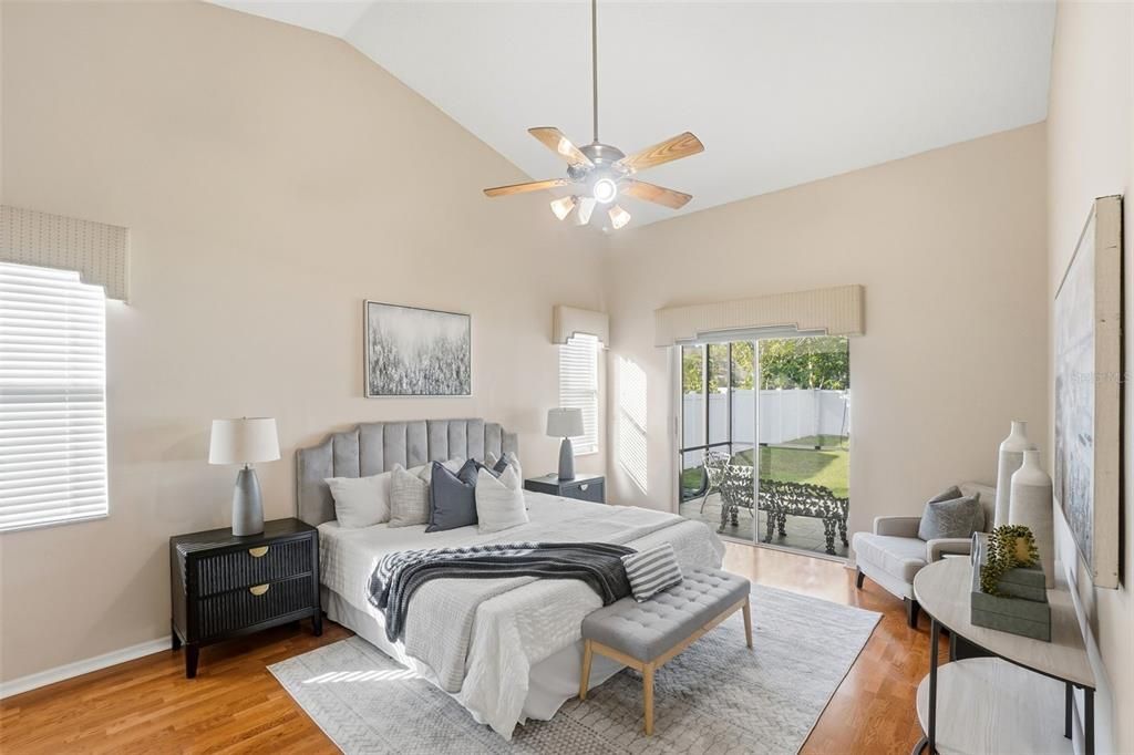 Bedroom, Interior, Wood Texture Flooring
