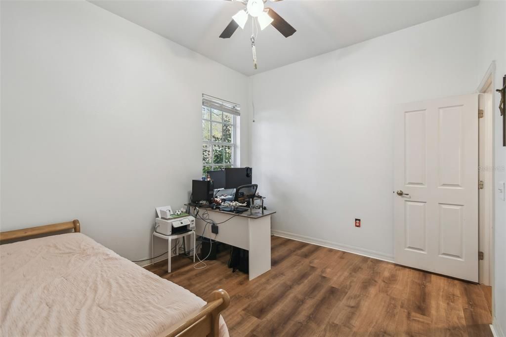Bedroom, Home Office, Interior, Wood Texture Flooring
