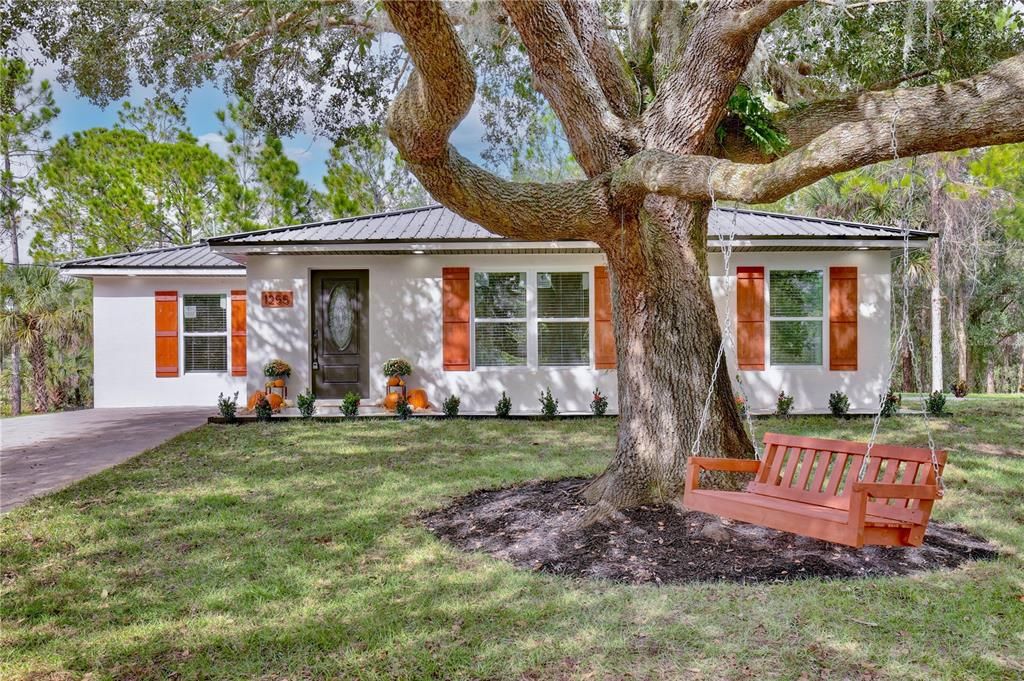 Backyard, Exterior, Facade, Ranch