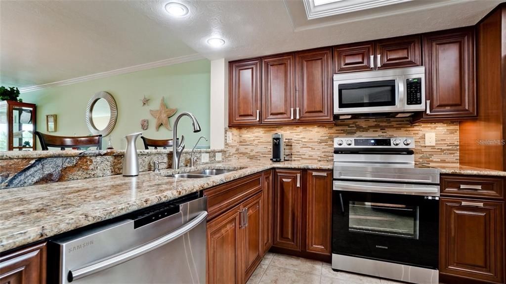 Interior, Kitchen, Recessed Lighting, Stainless Steel Appliances