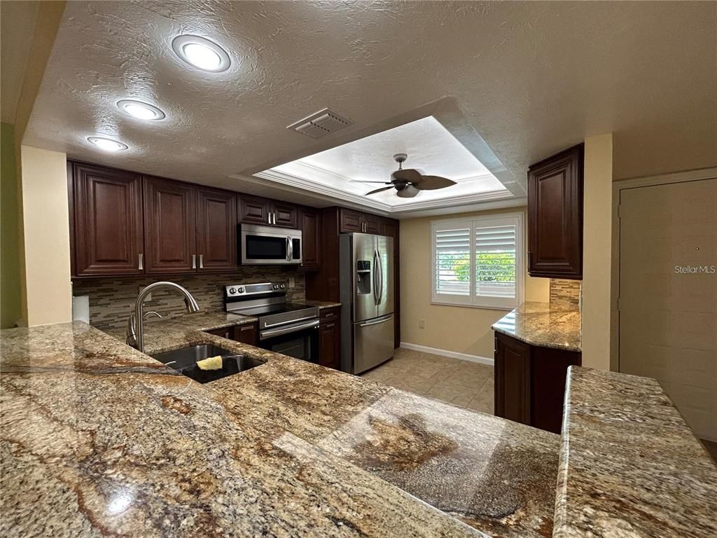 Interior, Kitchen, Recessed Lighting, Stainless Steel Appliances