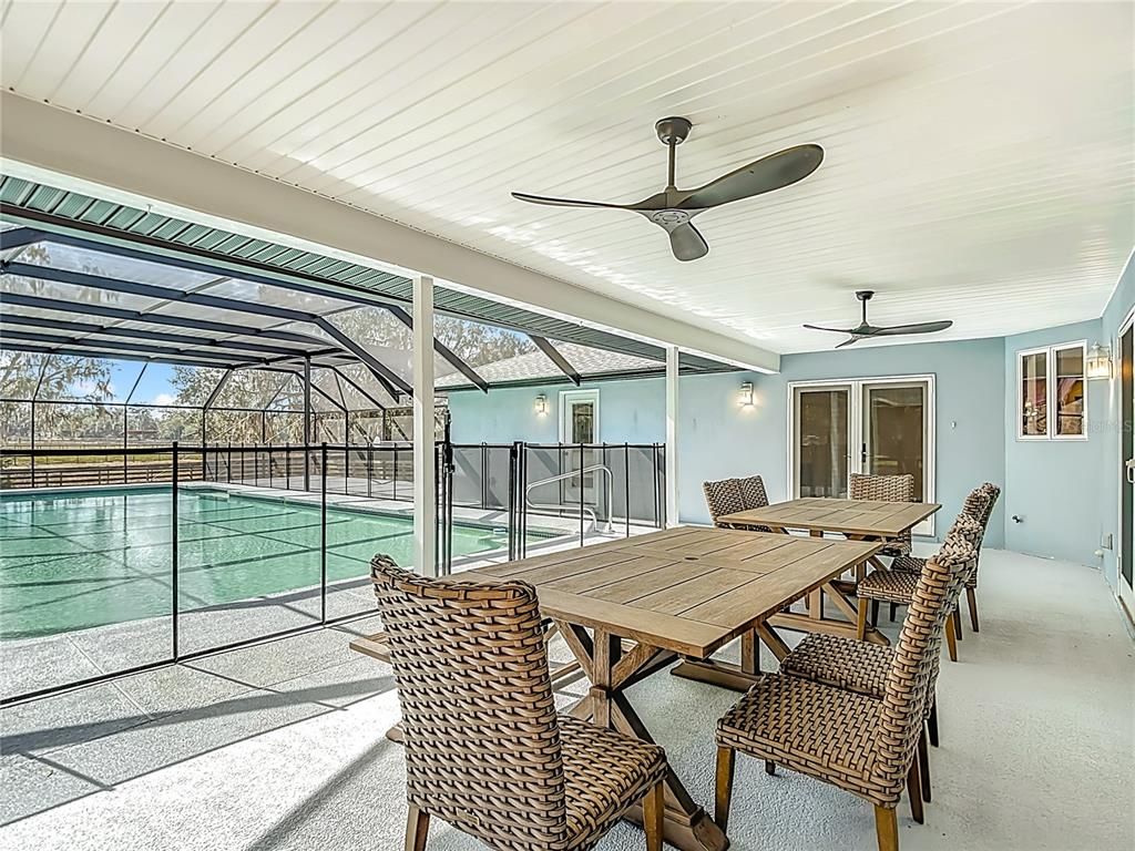 Dining room, Glass Ceilings, Interior, Pool, Sun Room