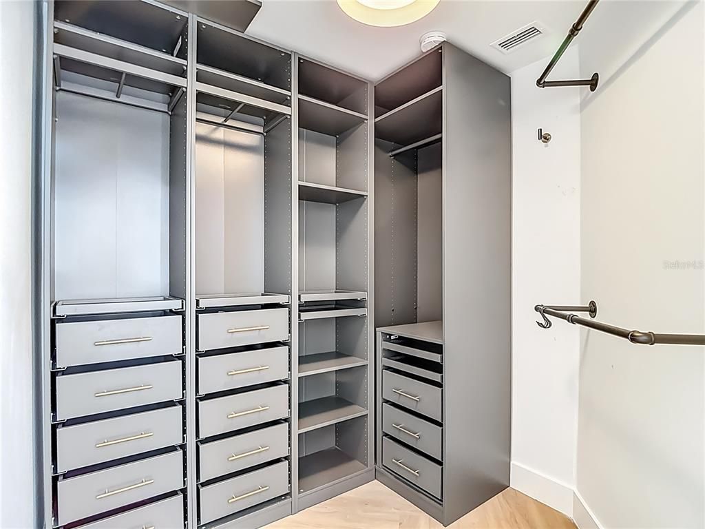 Interior, Walk-in Closets, Wood Texture Flooring