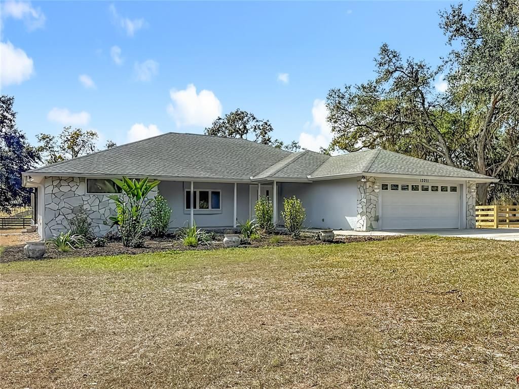 Attached, Backyard, Exterior, Facade, Ranch