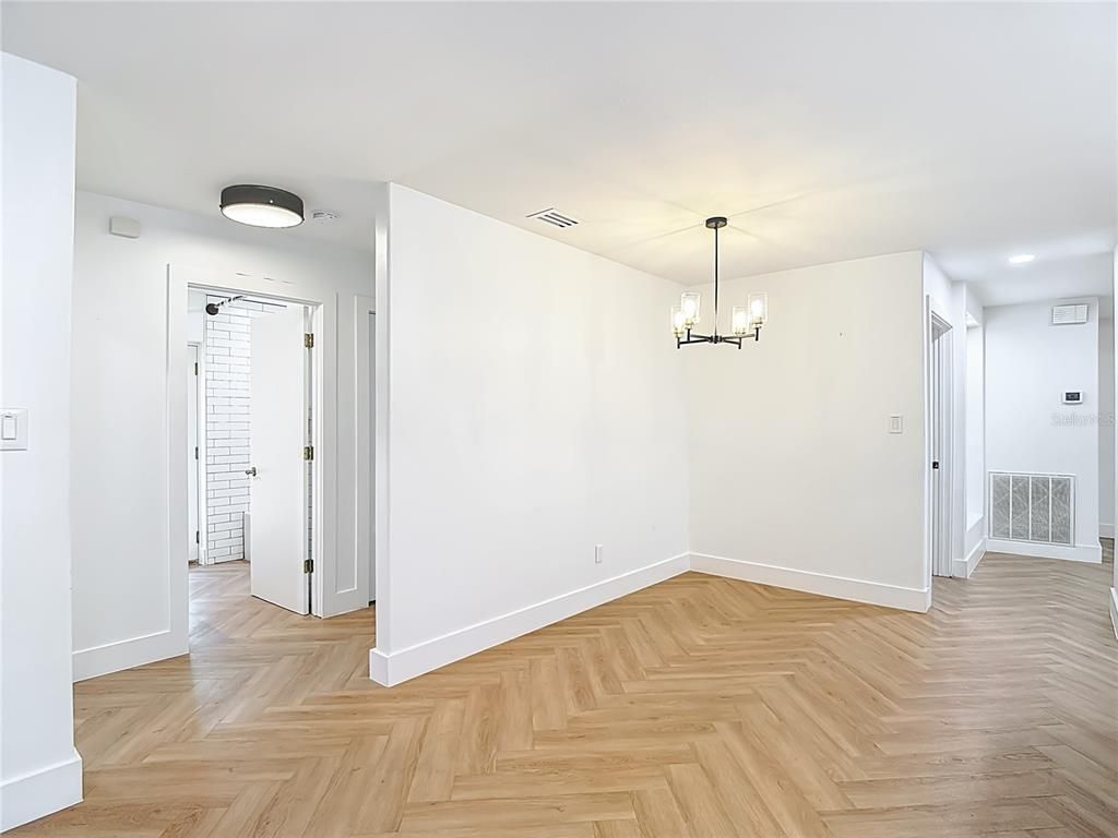 Empty room, Interior, Wood Texture Flooring