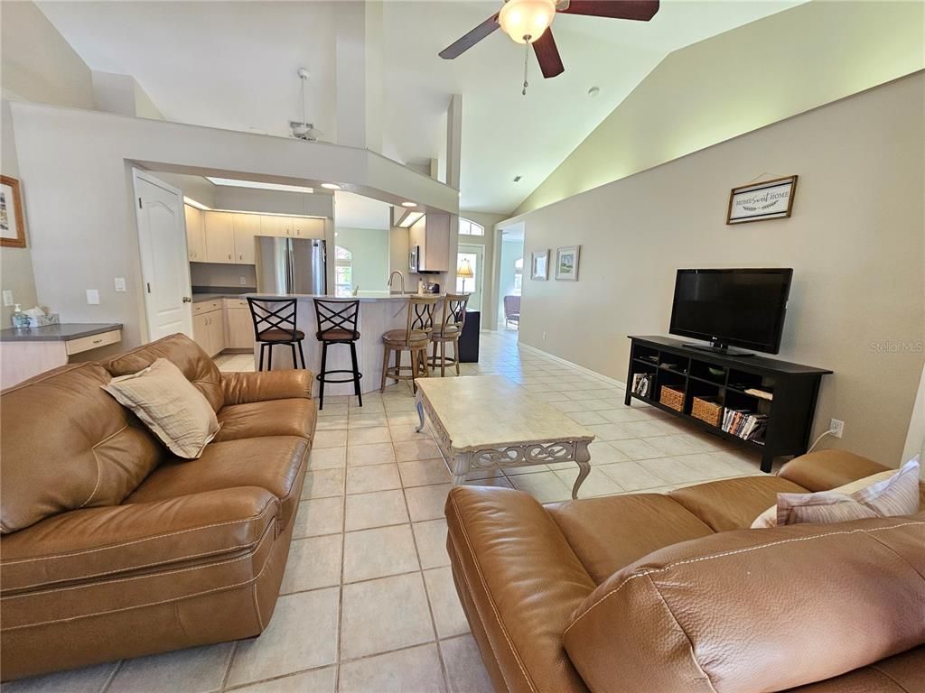 Interior, Kitchen, Living room