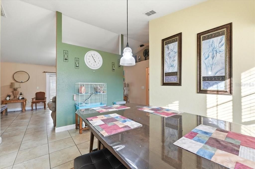 Dining room, Interior, Pendant Lights