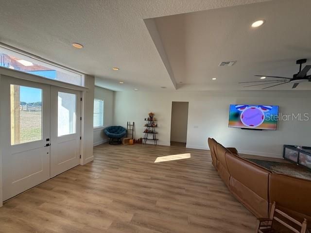 Interior, Recessed Lighting, Wood Texture Flooring