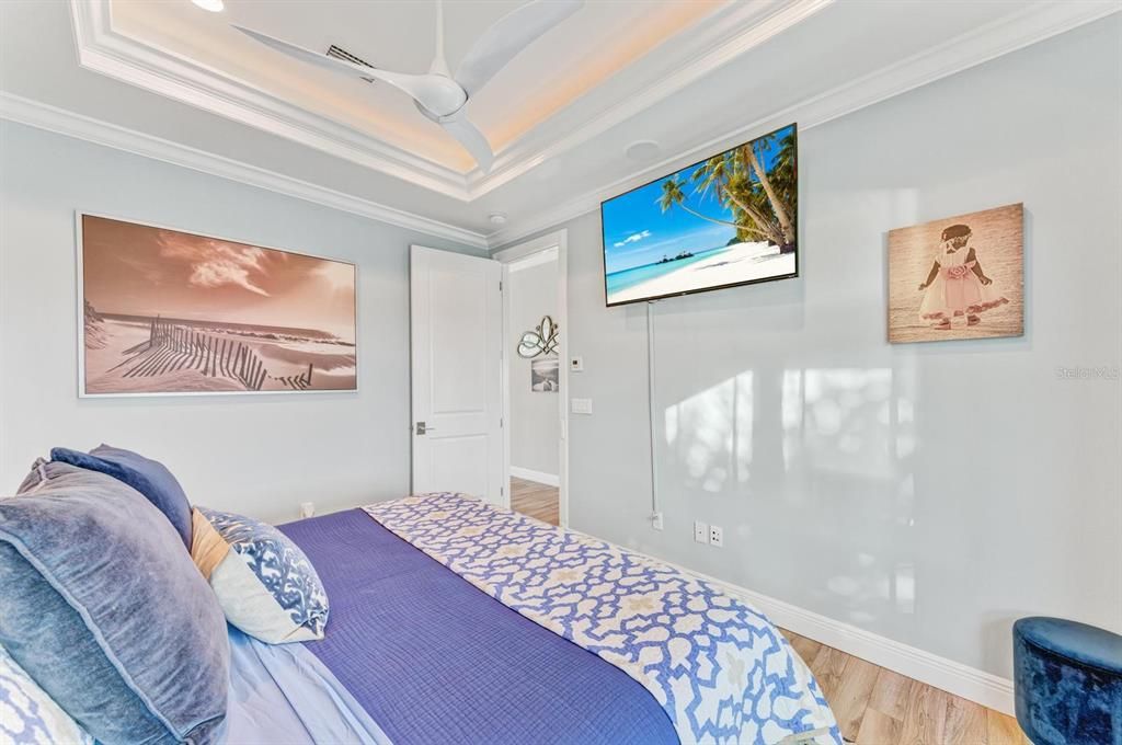 Bedroom, Interior, Wood Texture Flooring