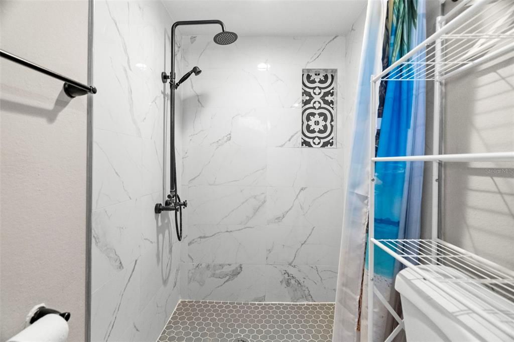 Bathroom, Interior, Marble Walls