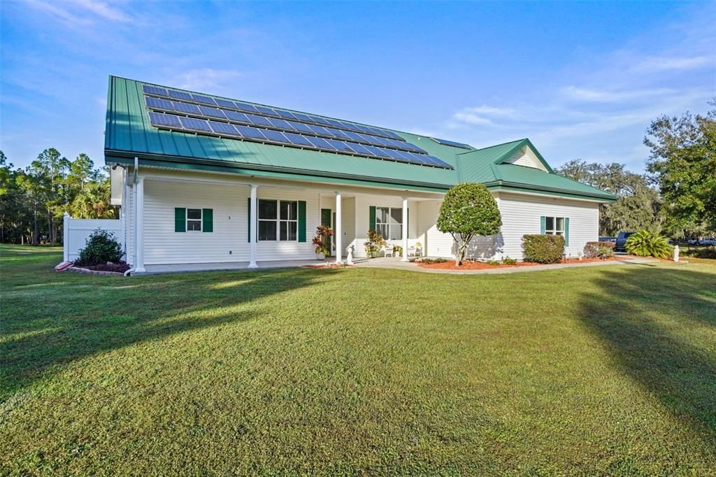 Backyard, Exterior, Solar Panels