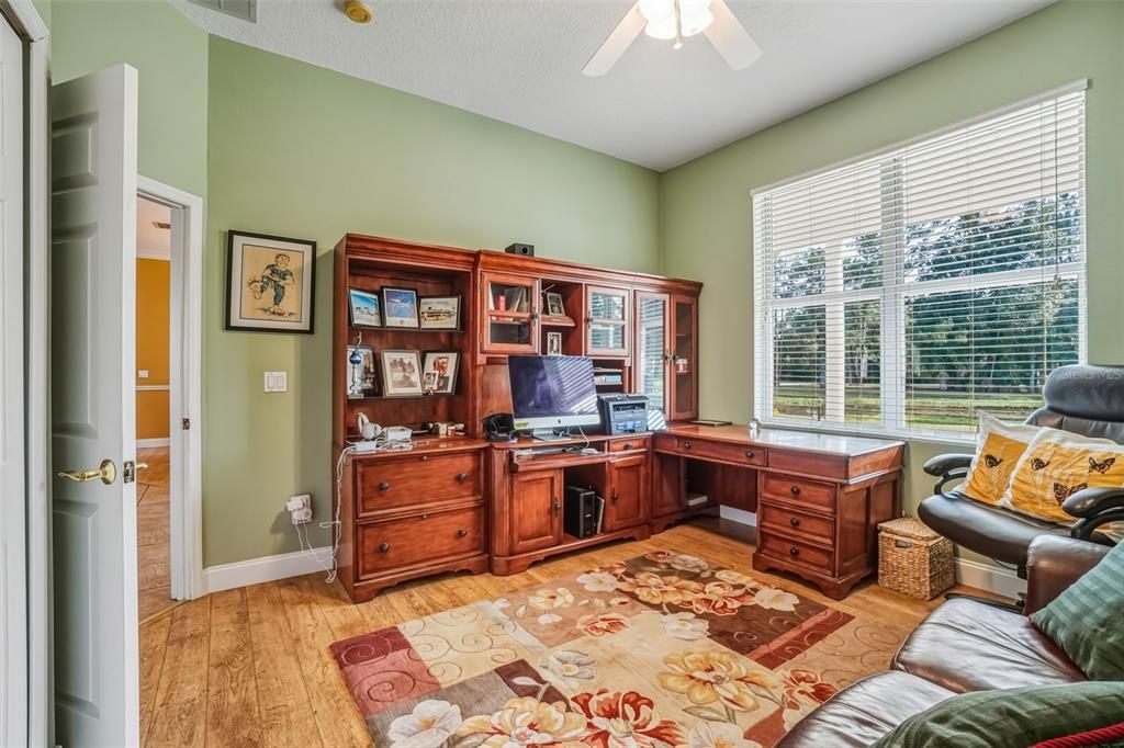 Home Office, Interior, Wood Texture Flooring