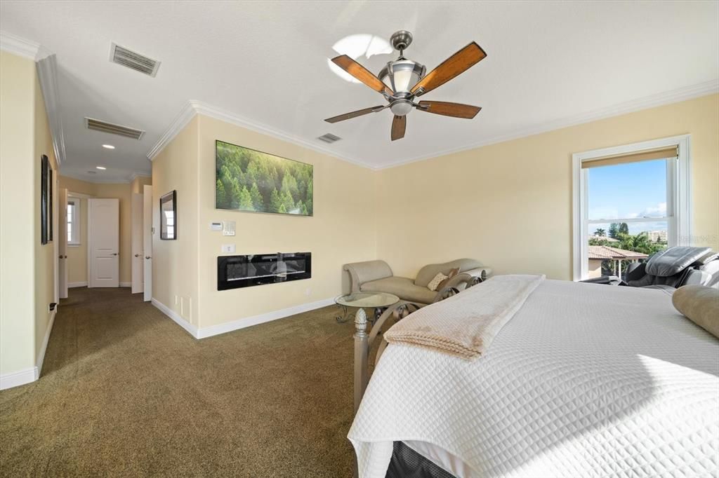 Bedroom, Interior, Recessed Lighting