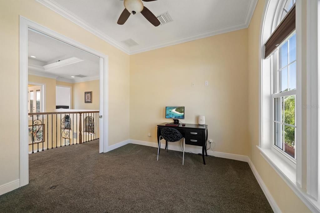 Home Office, Interior, Recessed Lighting