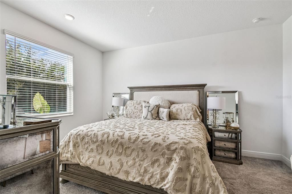 Bedroom, Interior, Recessed Lighting