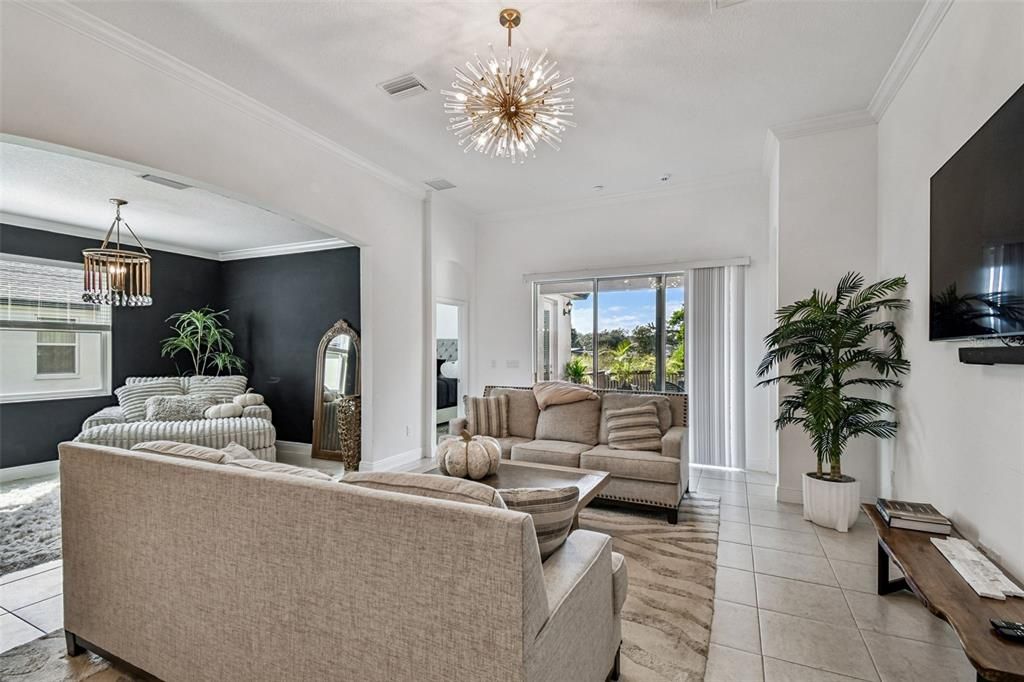 Interior, Living room, Pendant Lights